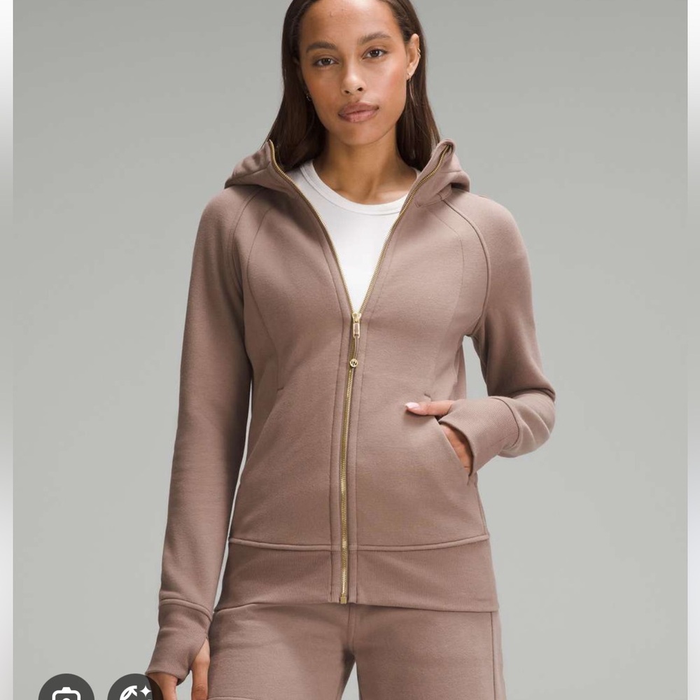 Lululemon Scuba Full Zip Hoodie Taupetastic